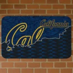 California Golden Bears Tribal Detailing Blue Black Doormat