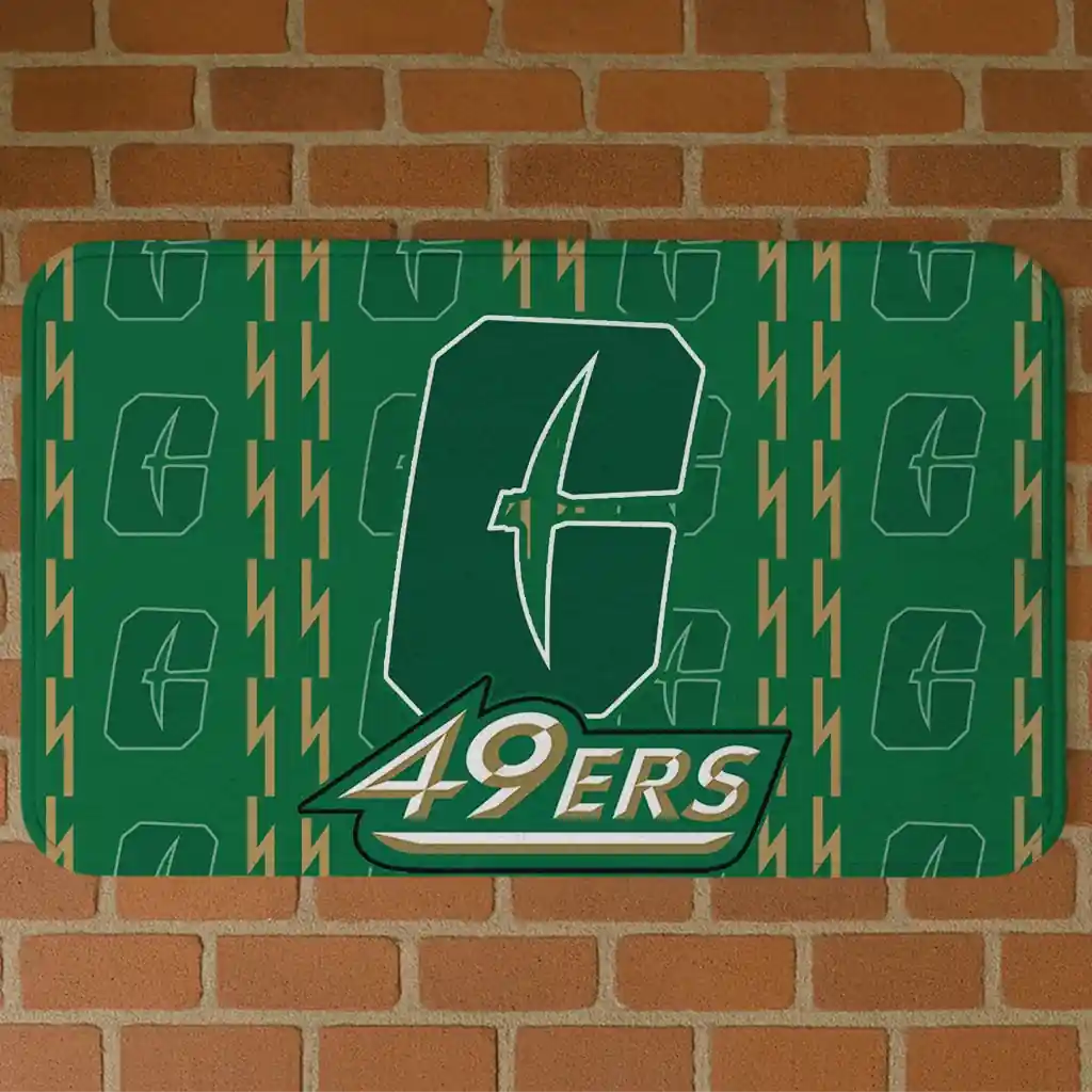 charlotte-49ers-bolt-row-green-doormat-best-selling.webp charlotte 49ers bolt row green doormat best selling
