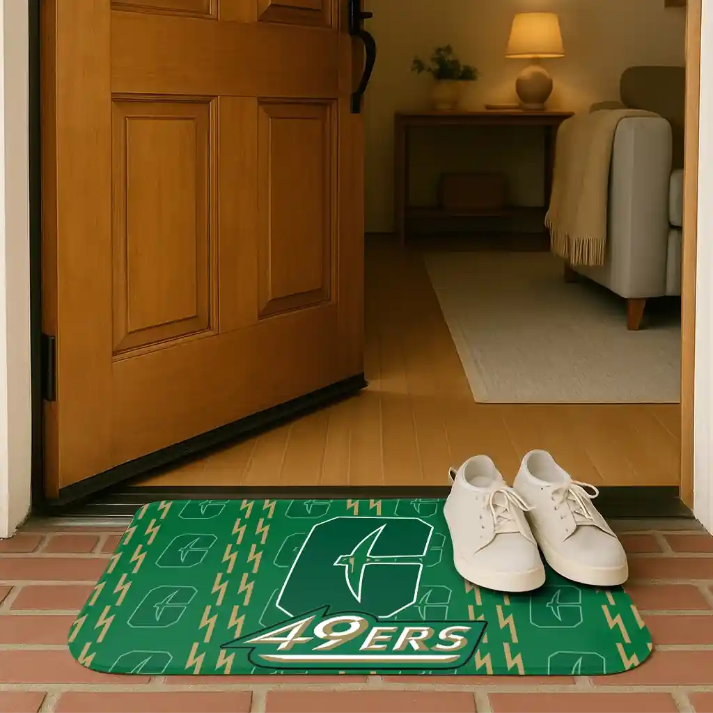 charlotte-49ers-bolt-row-green-doormat-fashion-forward.webp