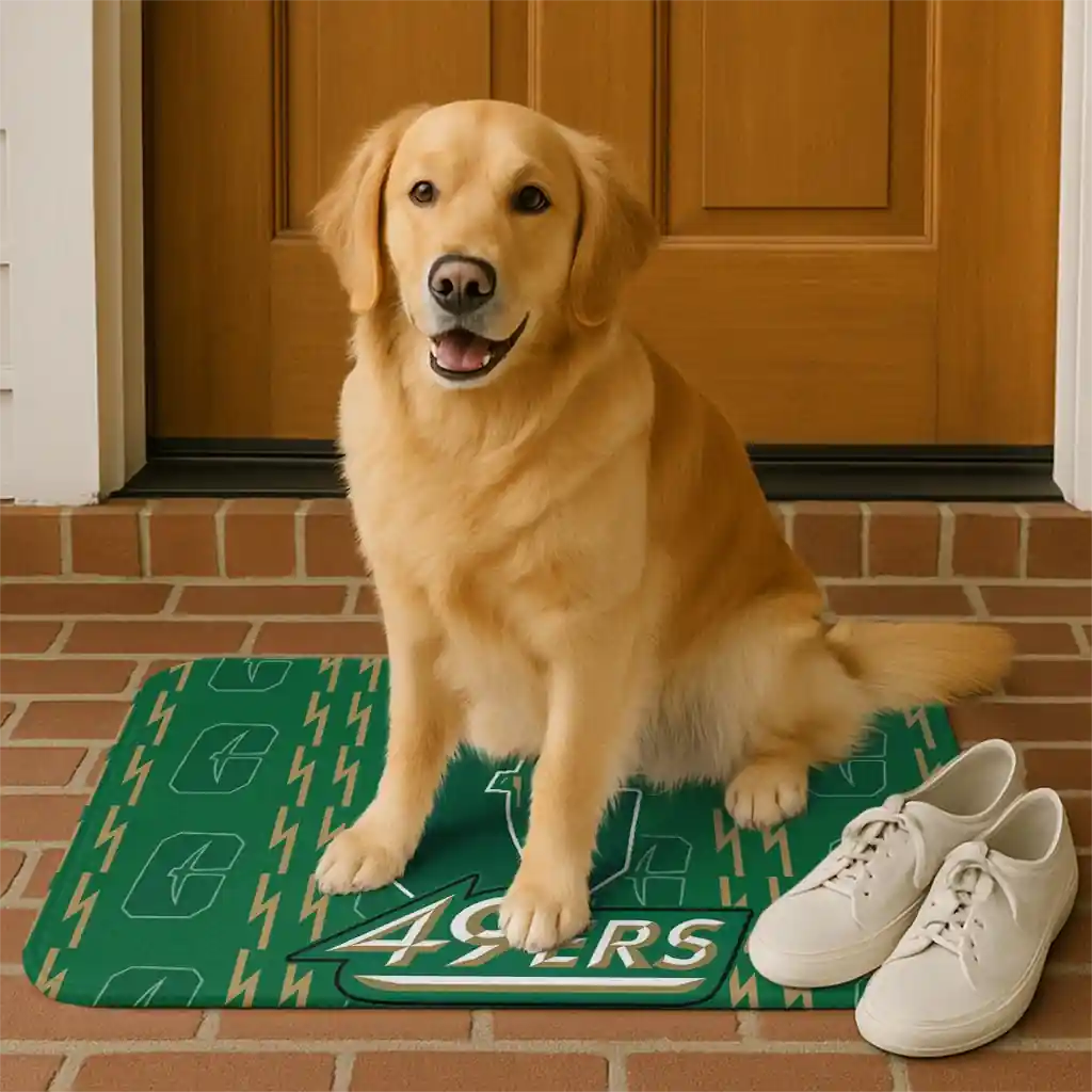 charlotte-49ers-bolt-row-green-doormat-high-quality.webp