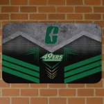 charlotte-49ers-chevron-points-green-black-doormat-best-selling.webp