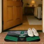 charlotte-49ers-chevron-points-green-black-doormat-best-selling.webp