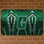 charlotte-49ers-graphic-stripes-green-doormat-best-selling.webp