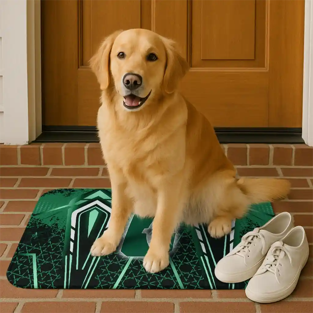 charlotte-49ers-graphic-stripes-green-doormat-high-quality.webp