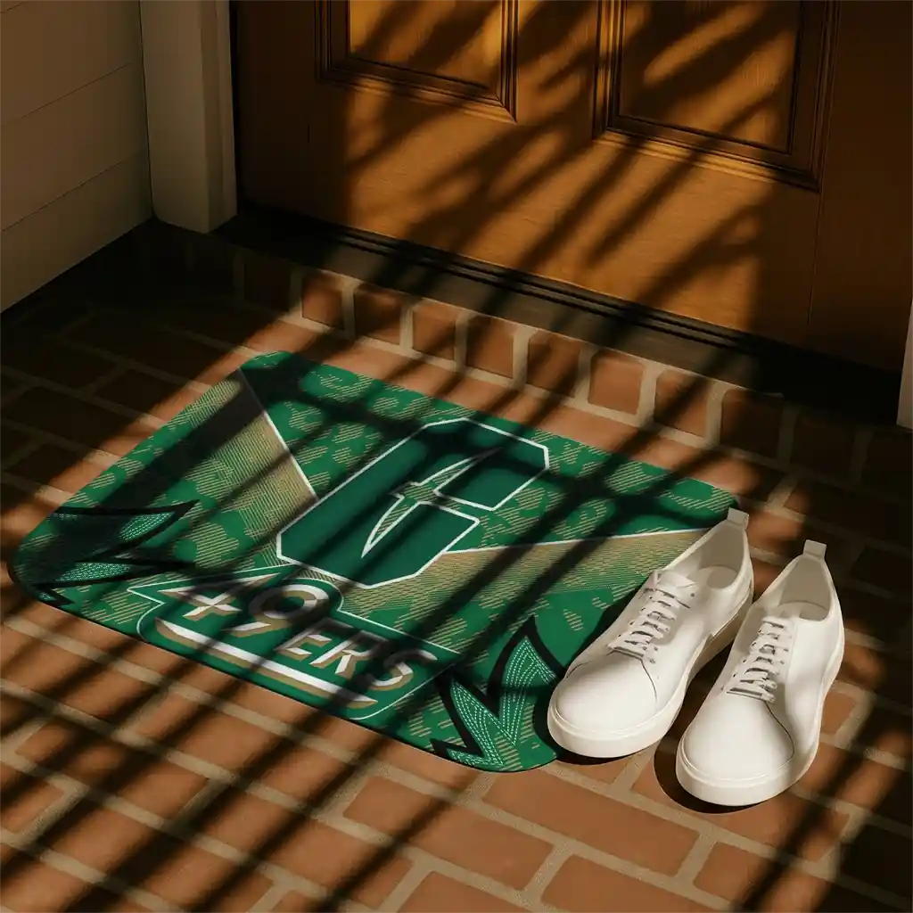 charlotte-49ers-layered-lines-green-doormat-trendy.webp