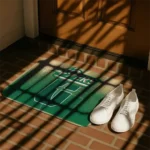 charlotte-49ers-pixel-blur-green-doormat-best-selling.webp