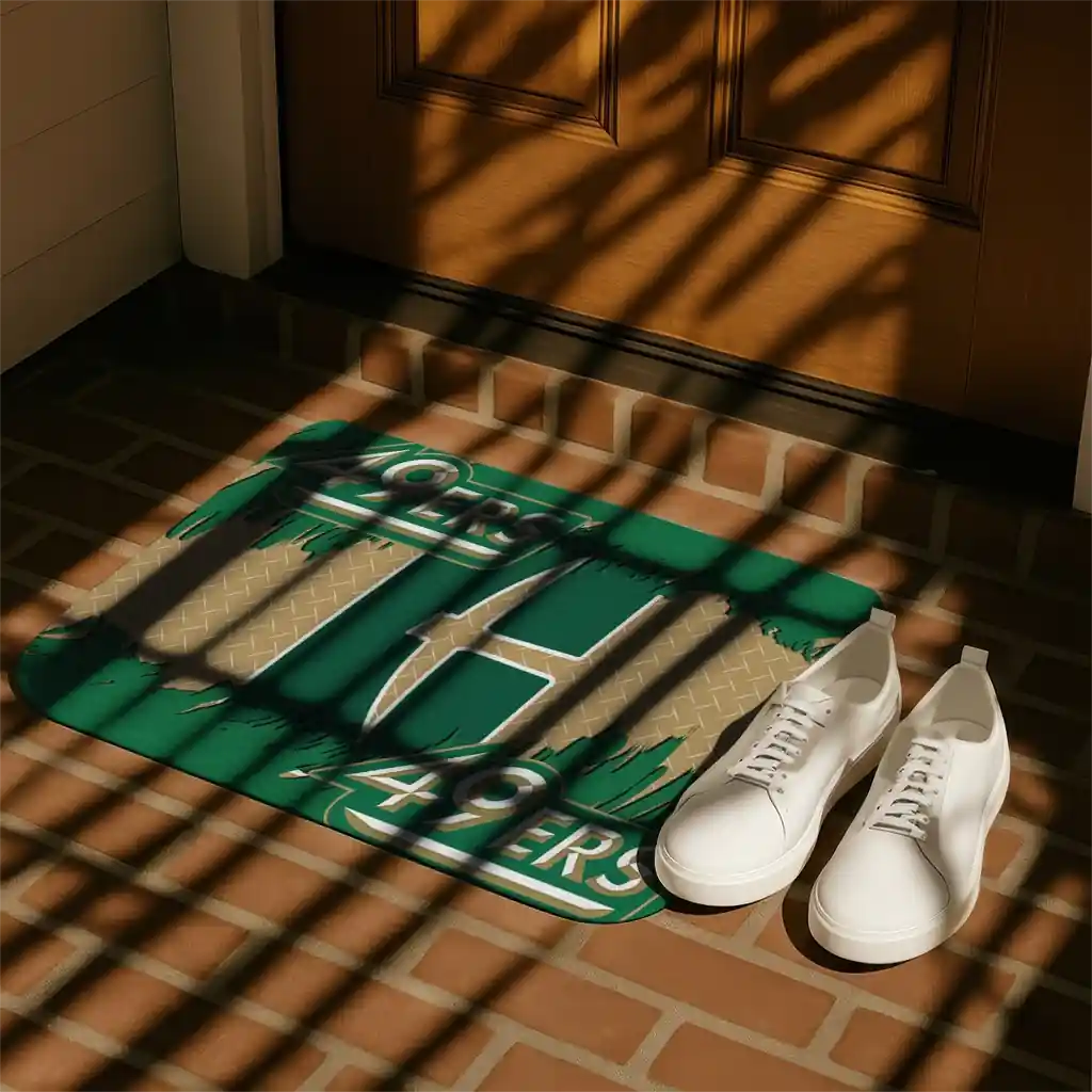 charlotte-49ers-plate-rip-green-doormat-trendy.webp