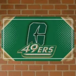 charlotte-49ers-silver-halftone-green-doormat-best-selling.webp