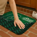 charlotte-49ers-tribal-detailing-green-black-doormat-best-selling.webp