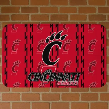 Cincinnati Bearcats Bolt Row Red Doormat