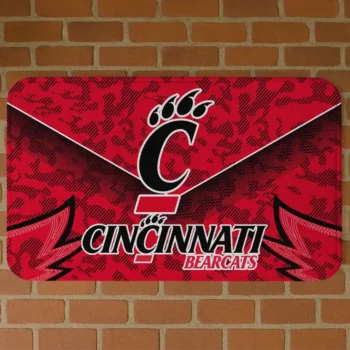 Cincinnati Bearcats Layered Lines Red Doormat