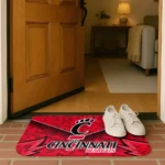 cincinnati-bearcats-layered-lines-red-doormat-best-selling.webp