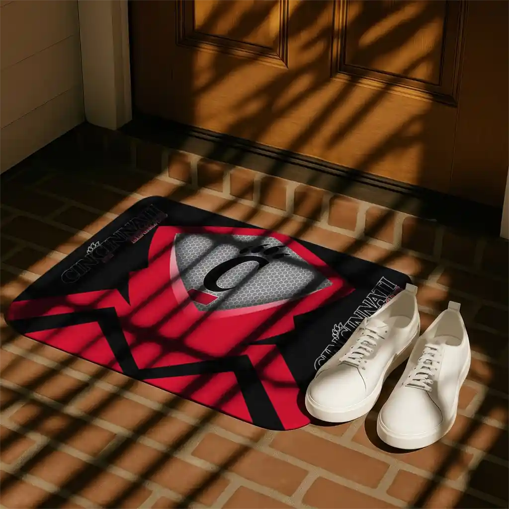 cincinnati-bearcats-ninja-mesh-red-doormat-trendy.webp