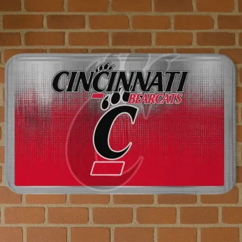 Cincinnati Bearcats Pixel Blur Red Doormat
