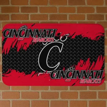 Cincinnati Bearcats Plate Rip Red Doormat