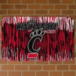 Cincinnati Bearcats Vertical Flow Red Doormat
