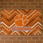 clemson-tigers-chevron-geometrics-orange-doormat-best-selling.webp