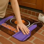 clemson-tigers-hexagon-oval-orange-doormat-best-selling.webp