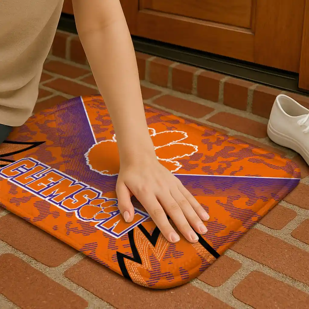 clemson-tigers-layered-lines-orange-doormat-premium-grade.webp