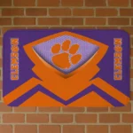 Clemson Tigers Ninja Mesh Orange Doormat