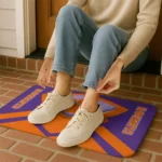 clemson-tigers-ninja-mesh-orange-doormat-best-selling.webp