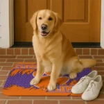 clemson-tigers-plate-rip-orange-doormat-best-selling.webp