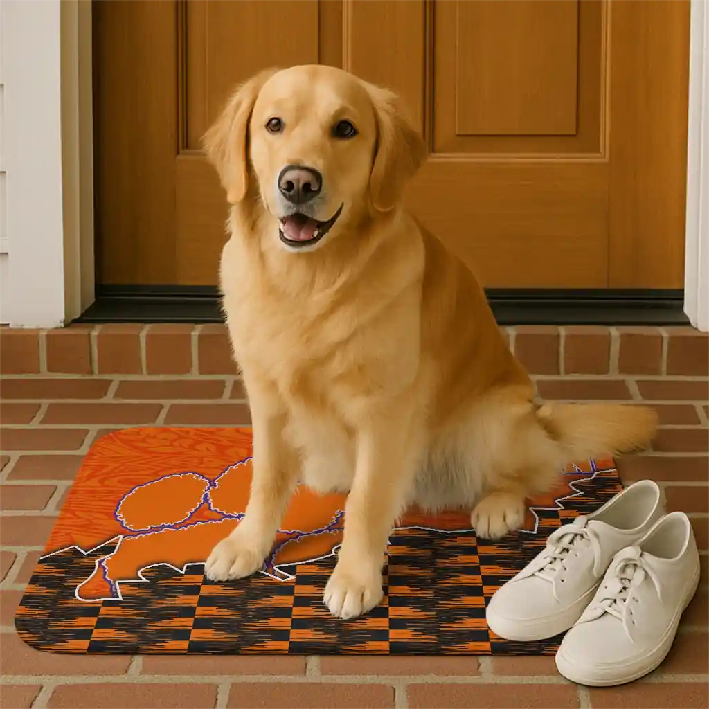 clemson-tigers-tribal-detailing-orange-black-doormat-high-quality.webp