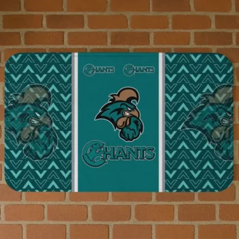 Coastal Carolina Chanticleers Chevron Stack Green Doormat