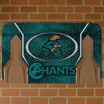 Coastal Carolina Chanticleers Hexagon Oval Green Doormat