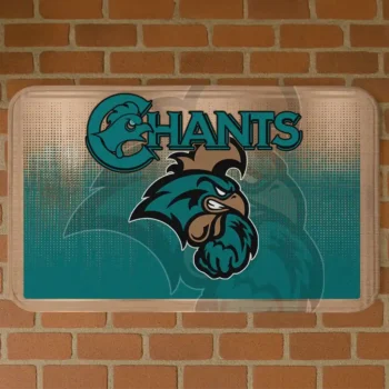 Coastal Carolina Chanticleers Pixel Blur Green Doormat