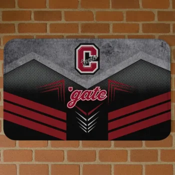 Colgate Raiders Chevron Points Maroon Black Doormat