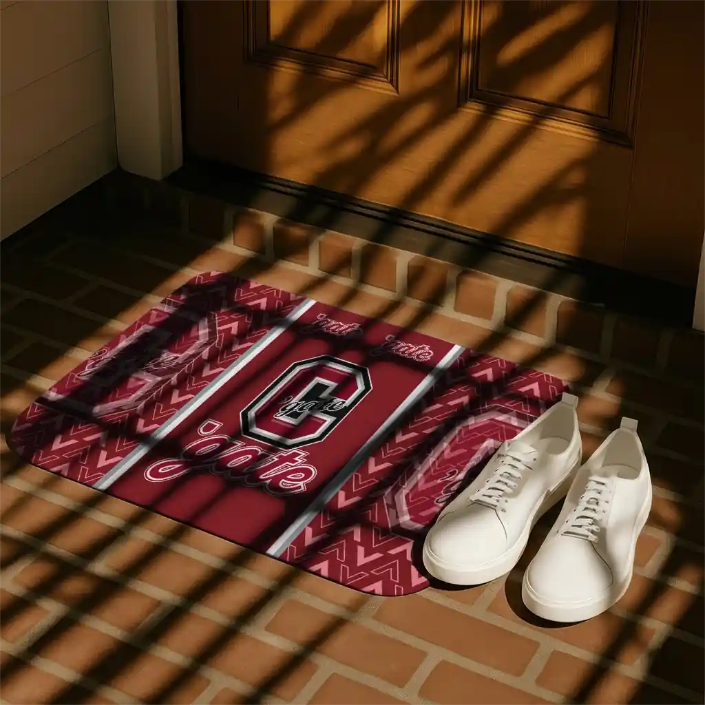colgate-raiders-chevron-stack-maroon-doormat-trendy.webp