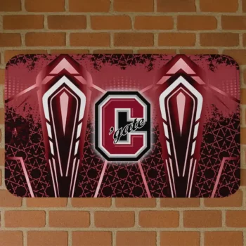 Colgate Raiders Graphic Stripes Maroon Doormat