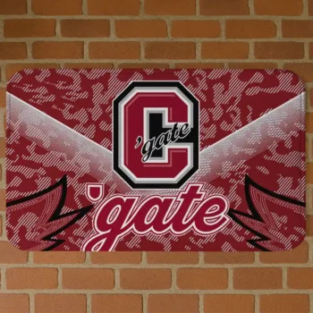 Colgate Raiders Layered Lines Maroon Doormat