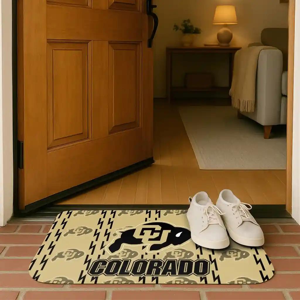 colorado-buffaloes-bolt-row-gold-doormat-fashion-forward.webp