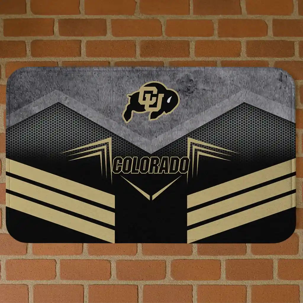 colorado-buffaloes-chevron-points-gold-black-doormat-best-selling.webp colorado buffaloes chevron points gold black doormat best selling