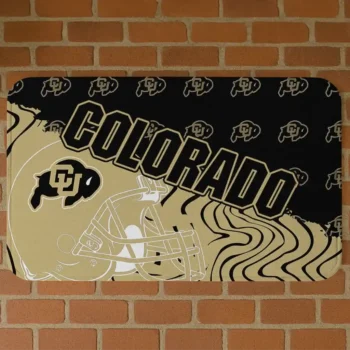 Colorado Buffaloes Football Pride Gold Doormat