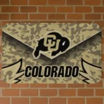 Colorado Buffaloes Layered Lines Gold Doormat