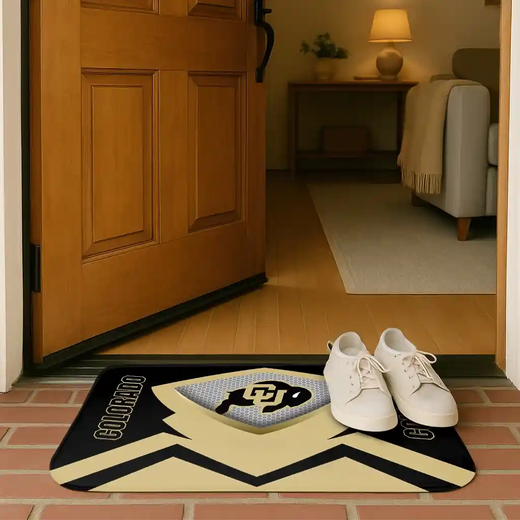 colorado-buffaloes-ninja-mesh-gold-doormat-fashion-forward.webp