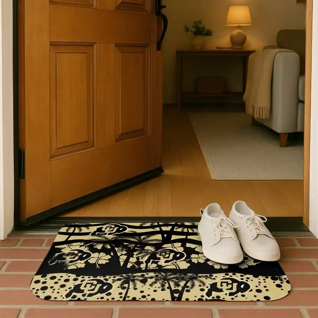 colorado-buffaloes-palm-silhouette-gold-black-doormat-fashion-forward.webp
