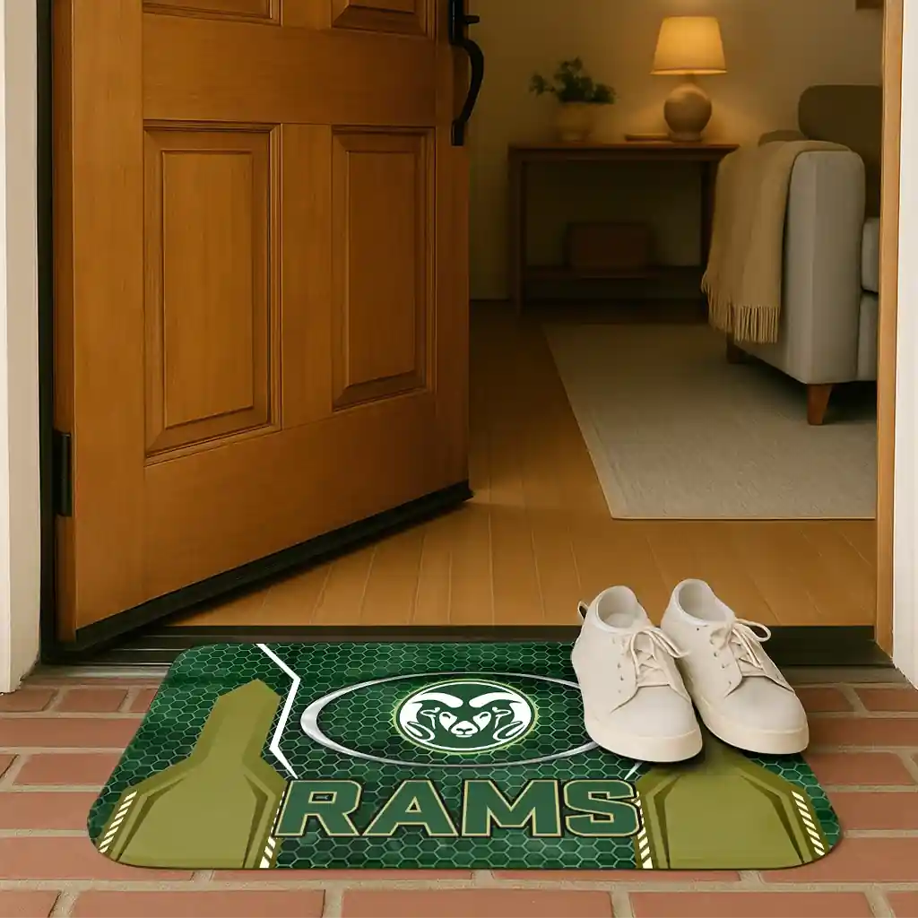 colorado-state-rams-hexagon-oval-green-doormat-fashion-forward.webp