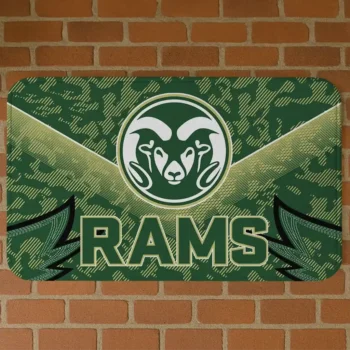 Colorado State Rams Layered Lines Green Doormat