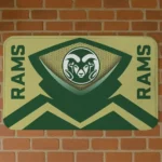 Colorado State Rams Ninja Mesh Green Doormat