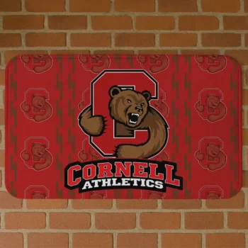 Cornell Big Red Bolt Row Red Doormat