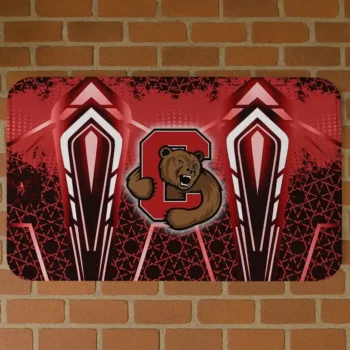 Cornell Big Red Graphic Stripes Red Doormat