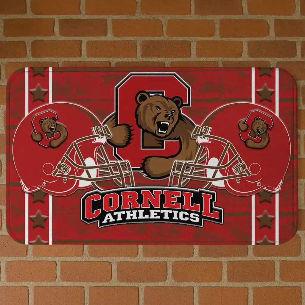 cornell-big-red-helmet-illustration-red-doormat-best-selling.webp cornell big red helmet illustration red doormat best selling