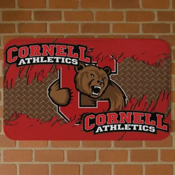 Cornell Big Red Plate Rip Red Doormat