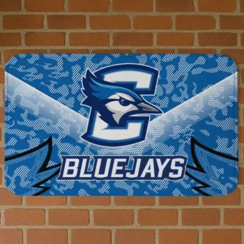 Creighton Bluejays Layered Lines Blue Doormat