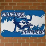 Creighton Bluejays Plate Rip Blue Doormat
