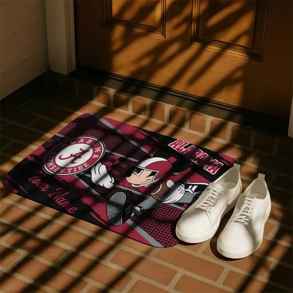 custom-alabama-crimson-tide-mickey-quarterback-crimson-black-doormat-trendy.webp